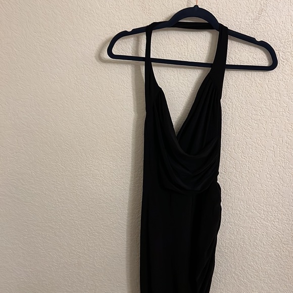 Norma Kamali Cayla Side Drape Gown black - Picture 6 of 12
